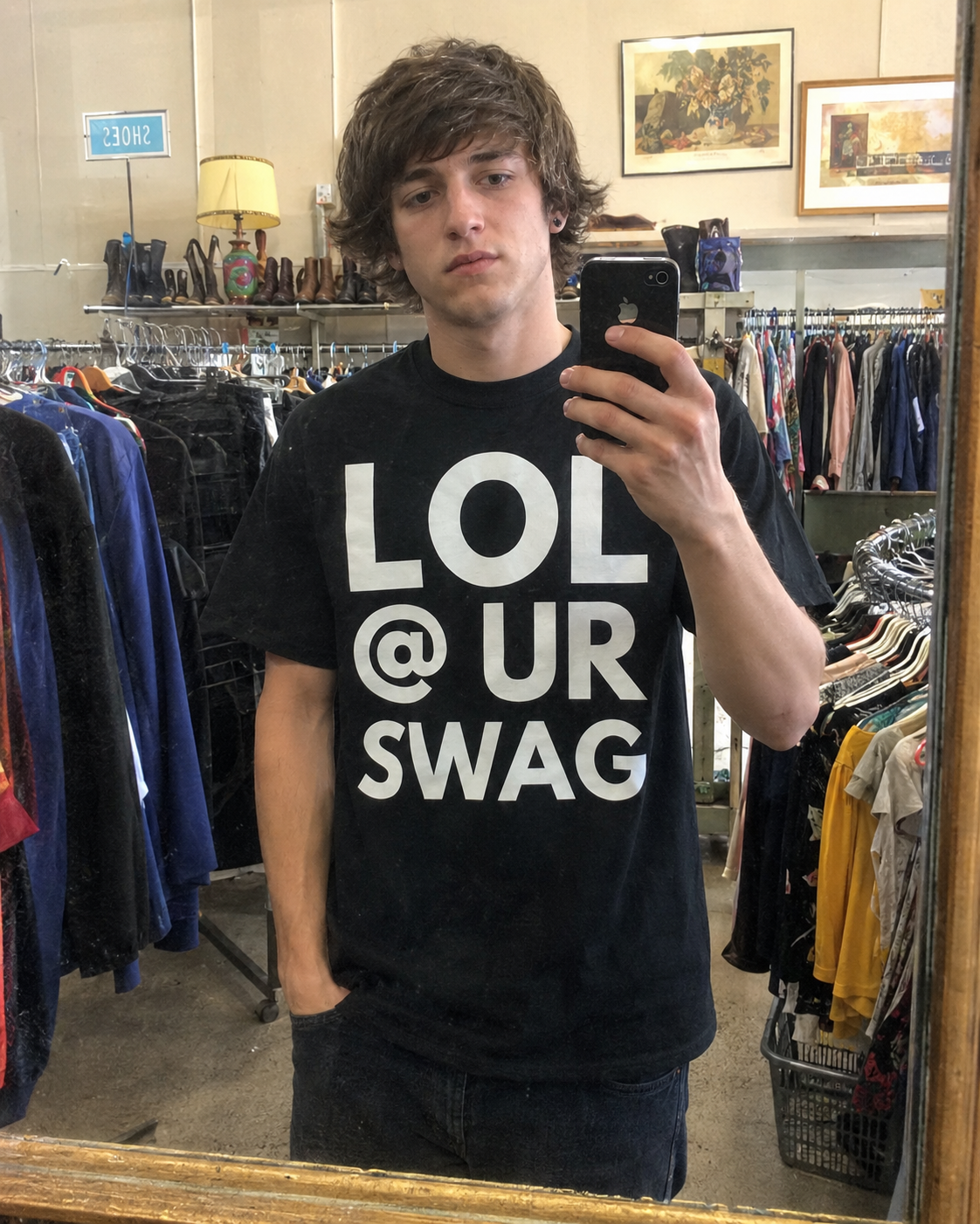 LOL @ UR Swag T-Shirt | Funny Meme Streetwear Tee