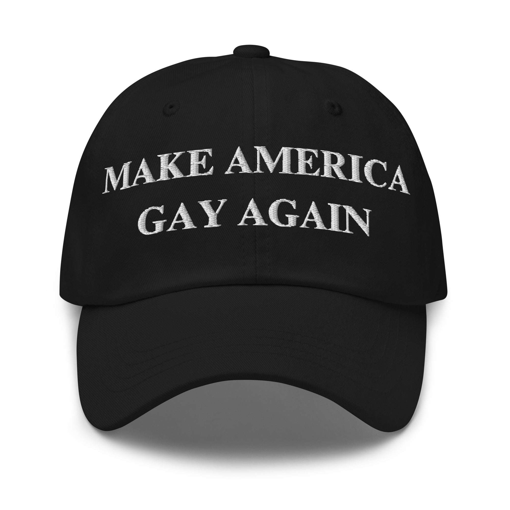 Make America Gay Again Hat | Embroidered LGBTQ+ Pride Strapback Cap