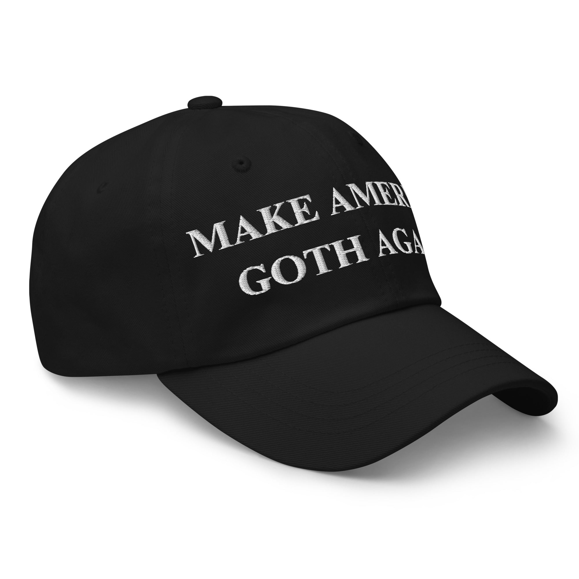 Make America Goth Again Hat | Embroidered Gothic Statement Dad Cap