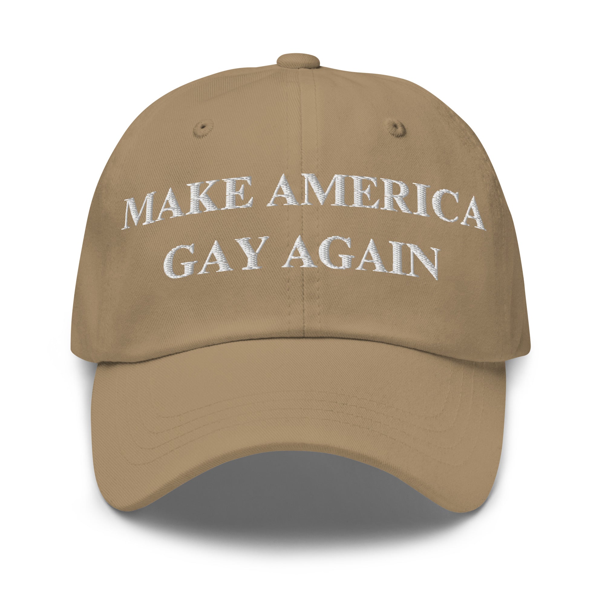 Make America Gay Again Hat | Embroidered LGBTQ+ Pride Strapback Cap