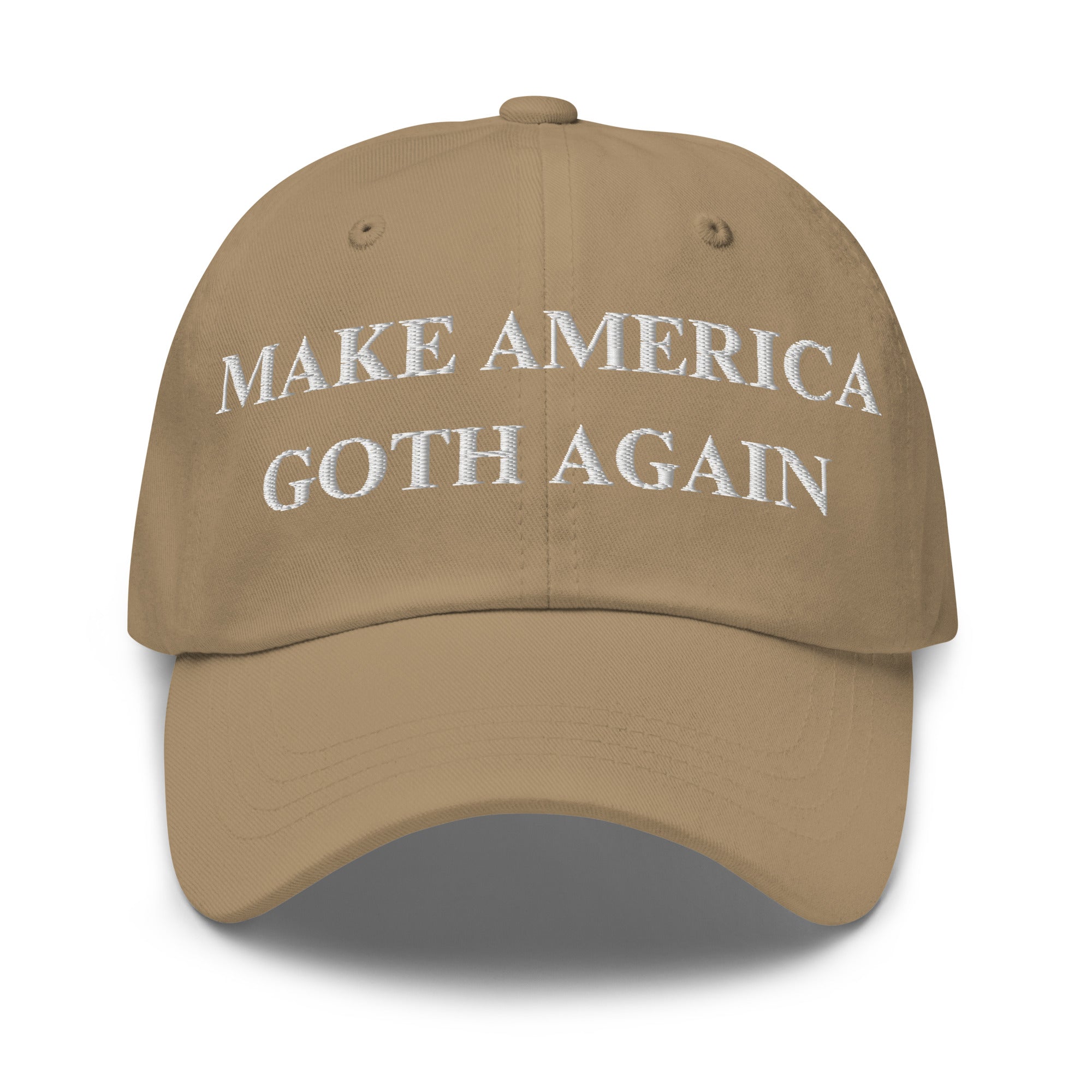 Make America Goth Again Hat | Embroidered Gothic Statement Dad Cap