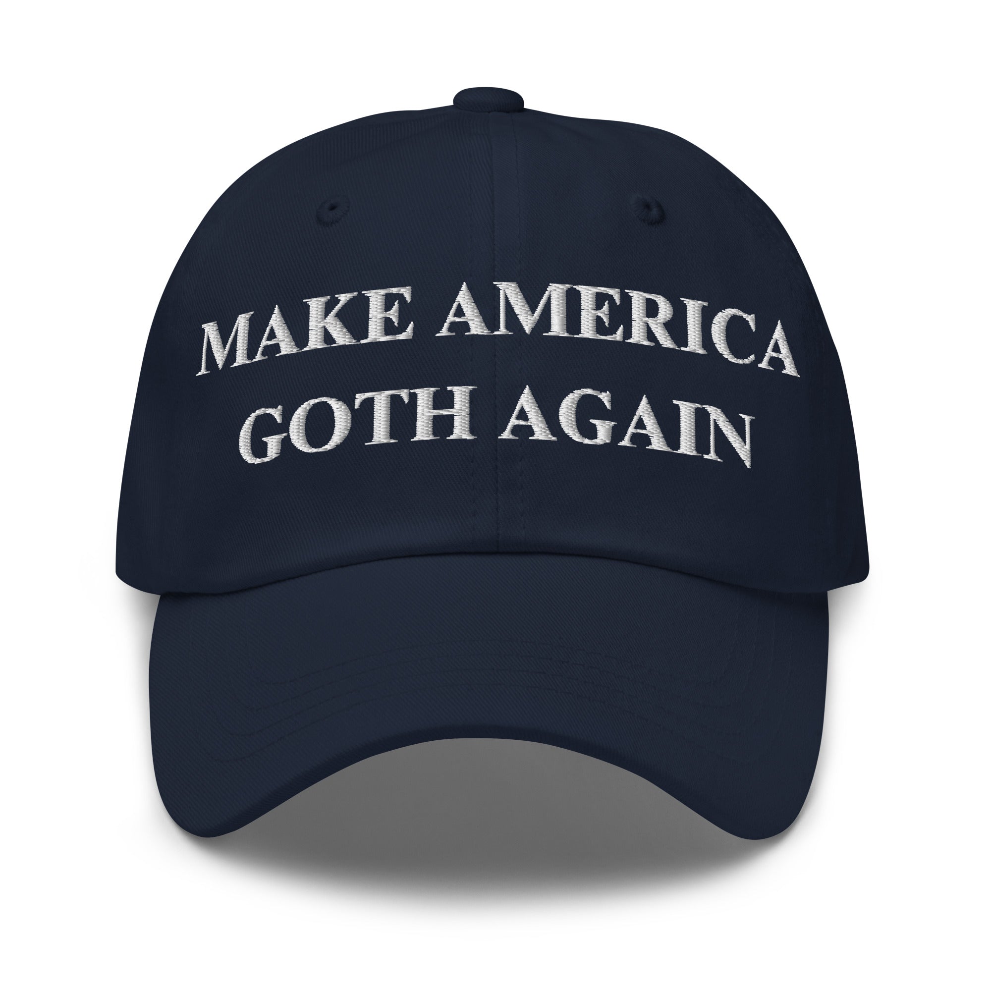 Make America Goth Again Hat | Embroidered Gothic Statement Dad Cap