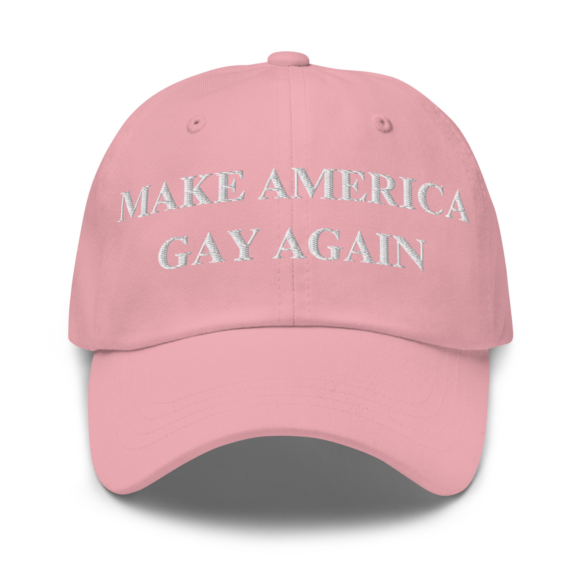 Make America Gay Again Hat | Embroidered LGBTQ+ Pride Strapback Cap