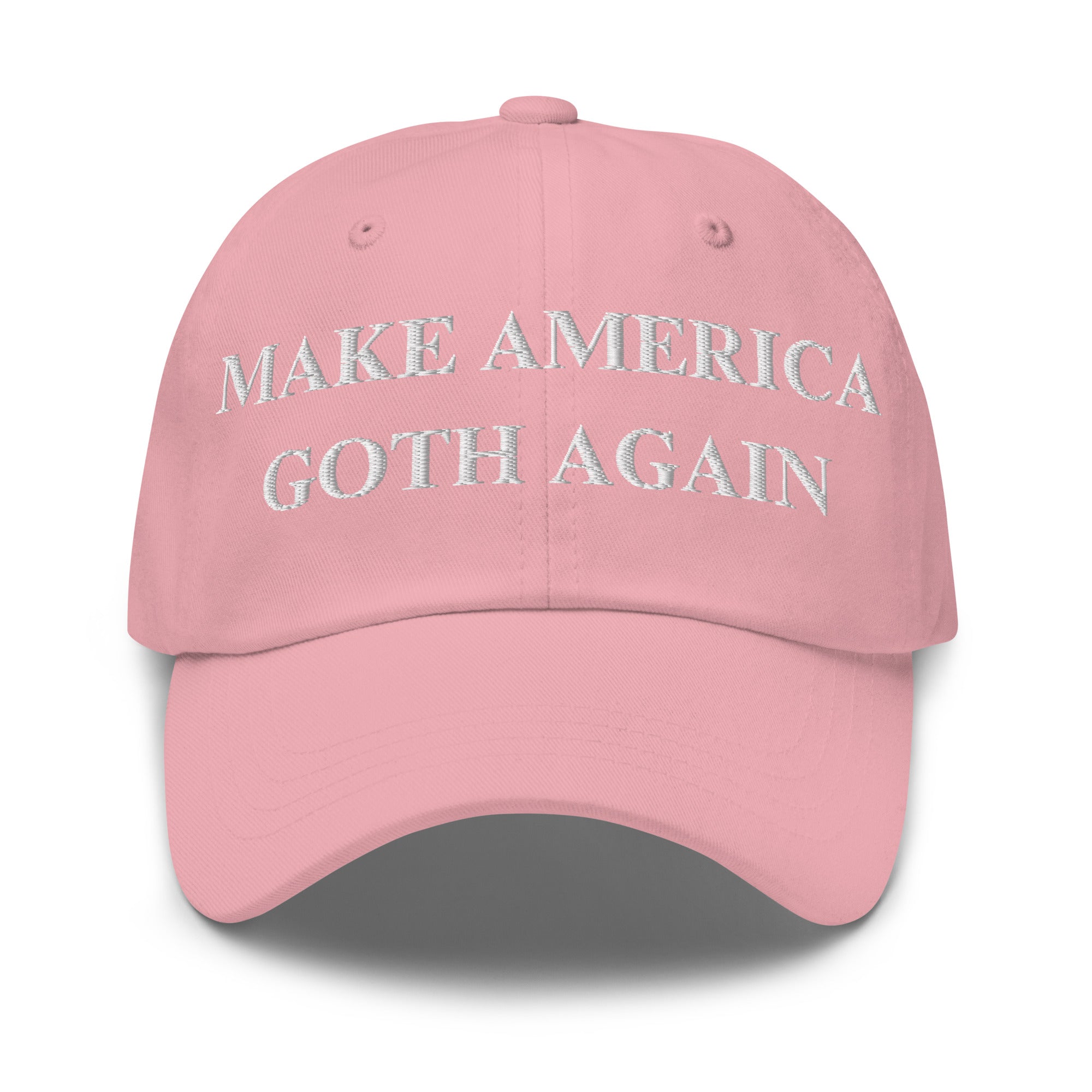 Make America Goth Again Hat | Embroidered Gothic Statement Dad Cap
