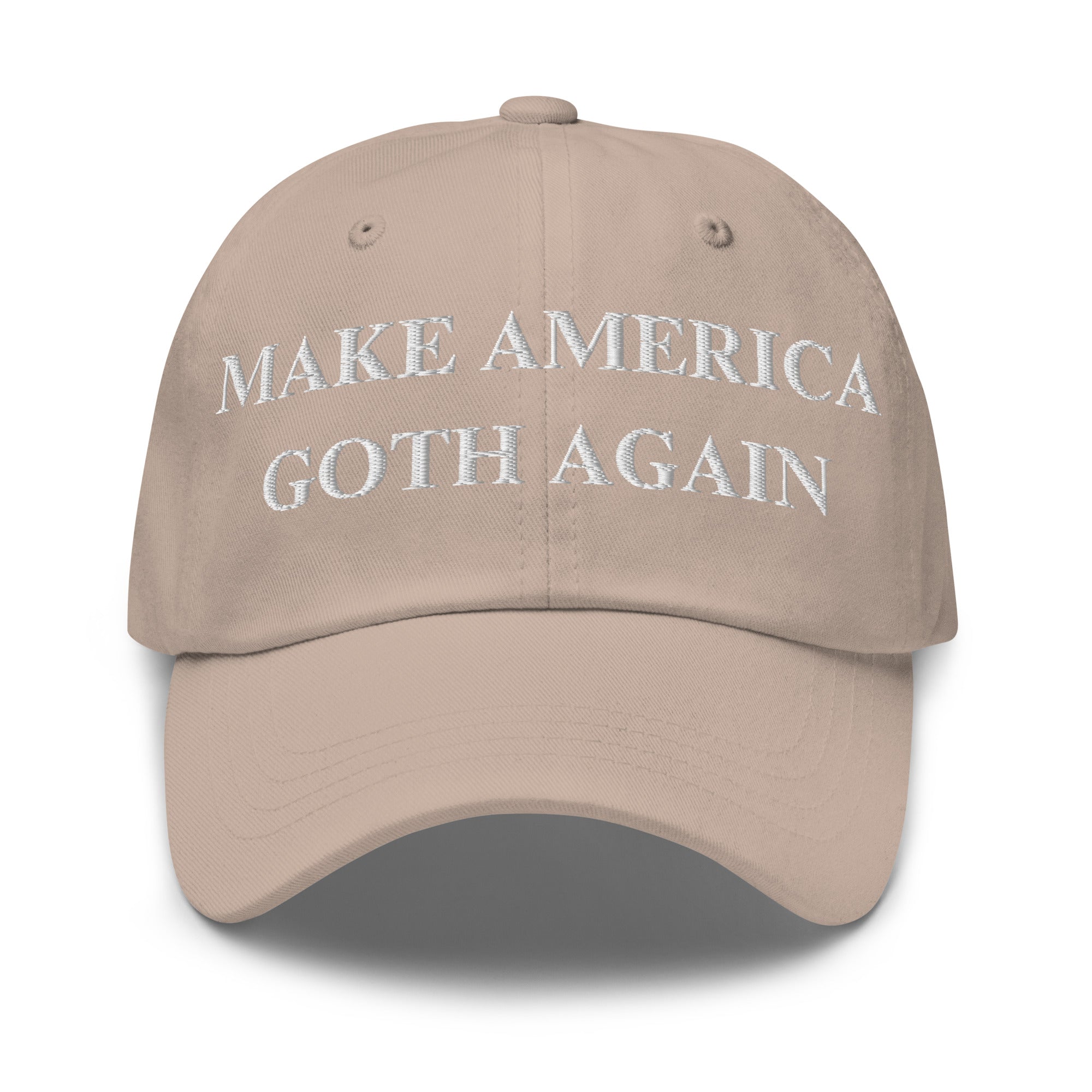 Make America Goth Again Hat | Embroidered Gothic Statement Dad Cap