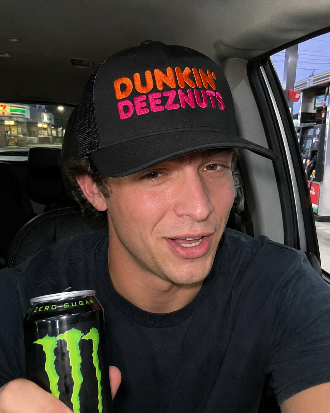 Dunkin Deeznuts Hat | Funny 3D Puff Embroidered Trucker Cap