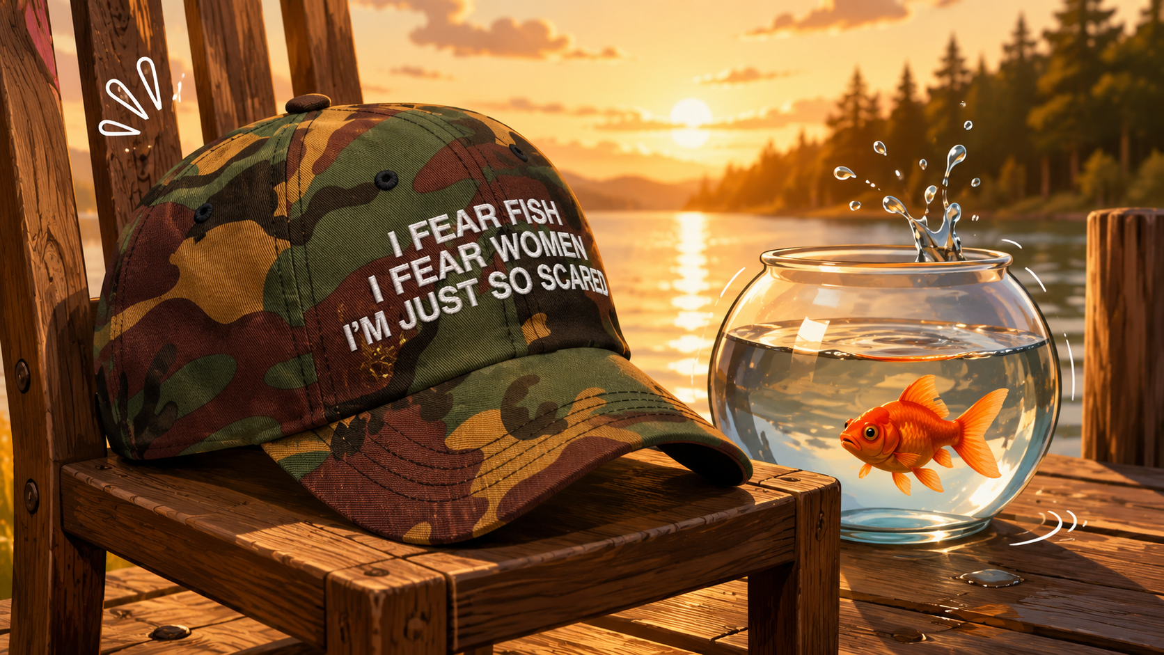 Why the 'I Fear Fish, I Fear Women' Hat Is the Funniest Meme Merch of 2026