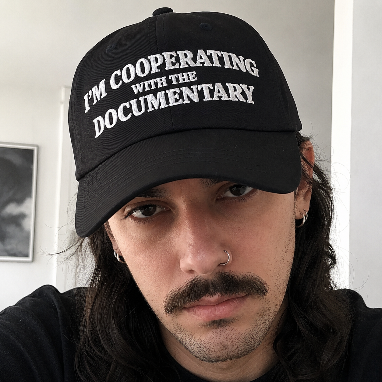 I'm Cooperating With The Documentary Hat | Embroidered Dark Humor Dad Hat
