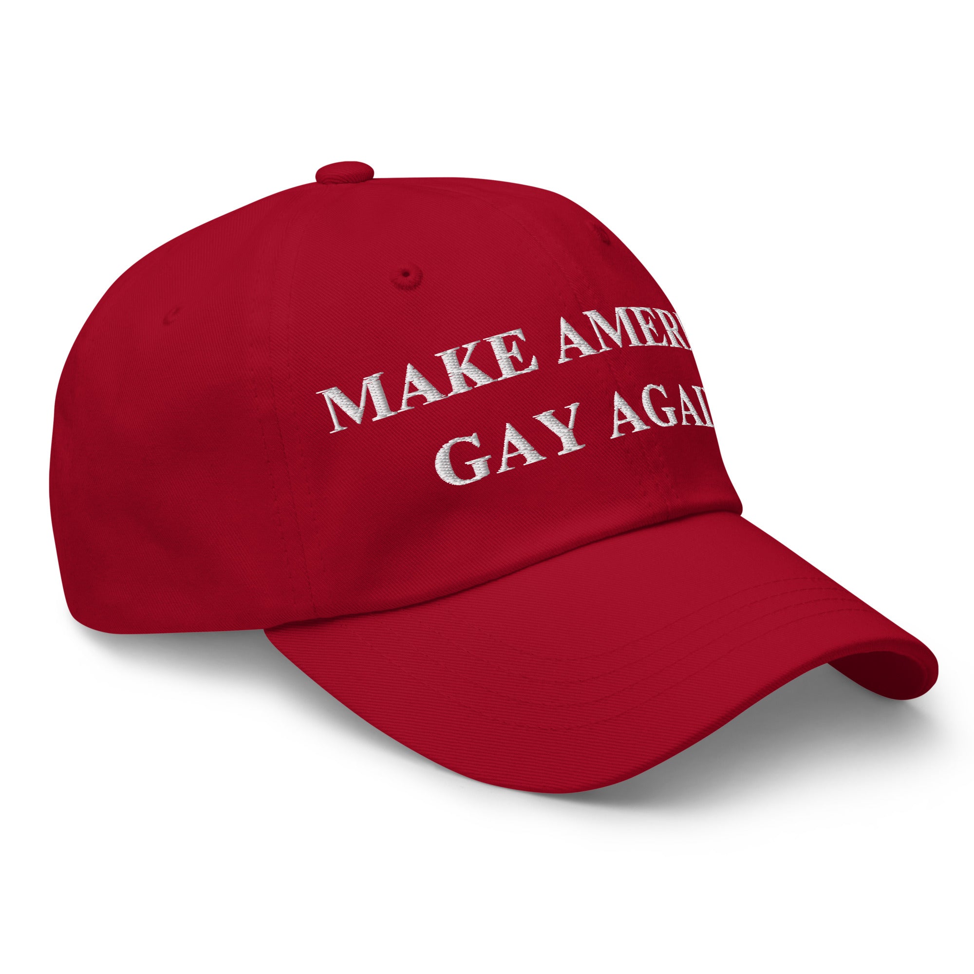 Make America Gay Again Hat | Embroidered LGBTQ+ Pride Strapback Cap
