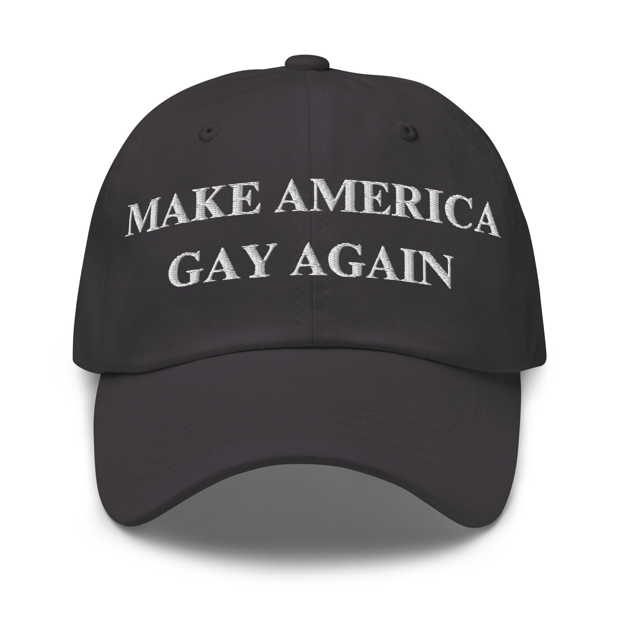 Make America Gay Again Hat | Embroidered LGBTQ+ Pride Strapback Cap