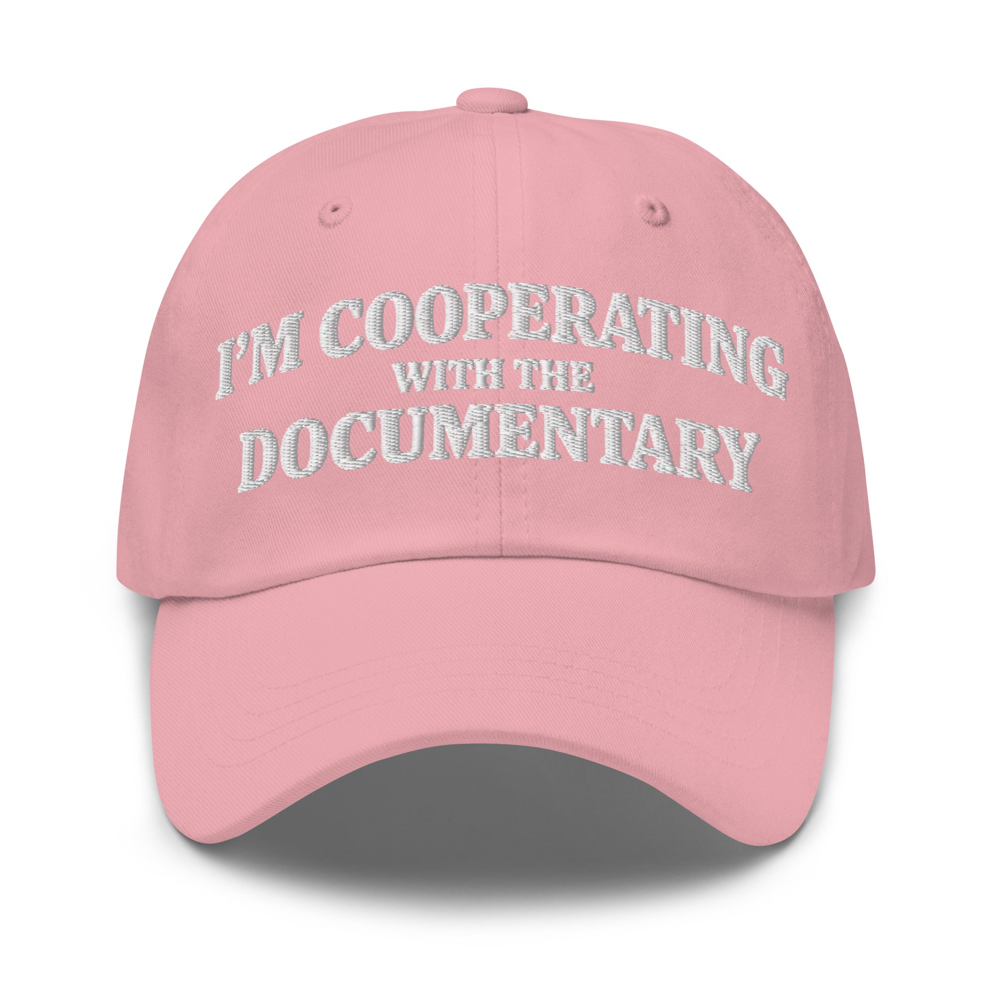 I'm Cooperating With The Documentary Hat | Embroidered Dark Humor Dad Hat