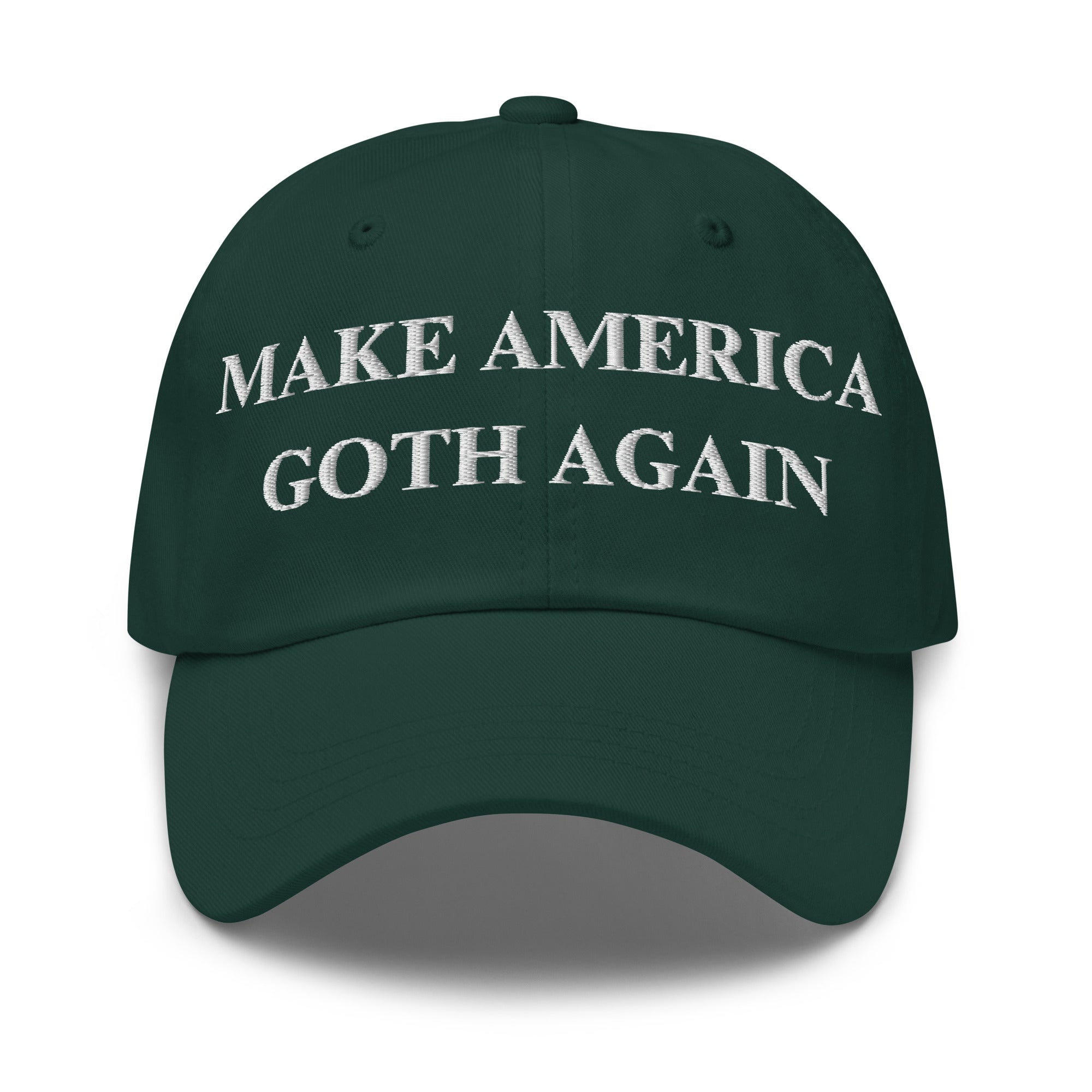 Make America Goth Again Hat | Embroidered Gothic Statement Dad Cap