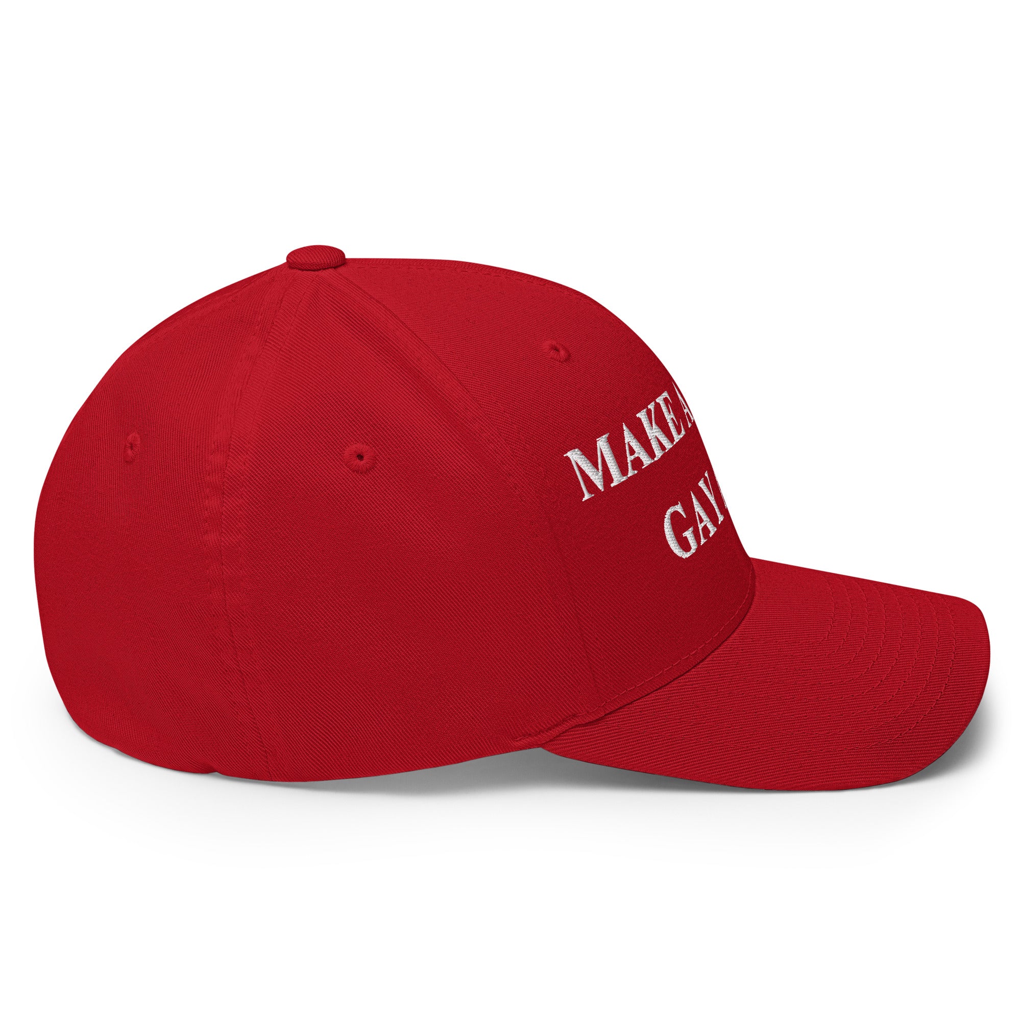 Make America Gay Again Hat | Embroidered LGBTQ Pride Stretch-Fit Cap